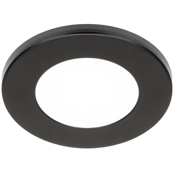 Omni Slim 3.4 inch Black and White Puck Lighting